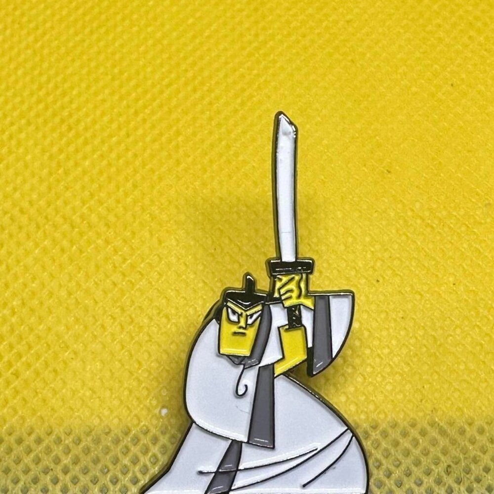 Samurai Jack Fitted Hat Lapel Pin